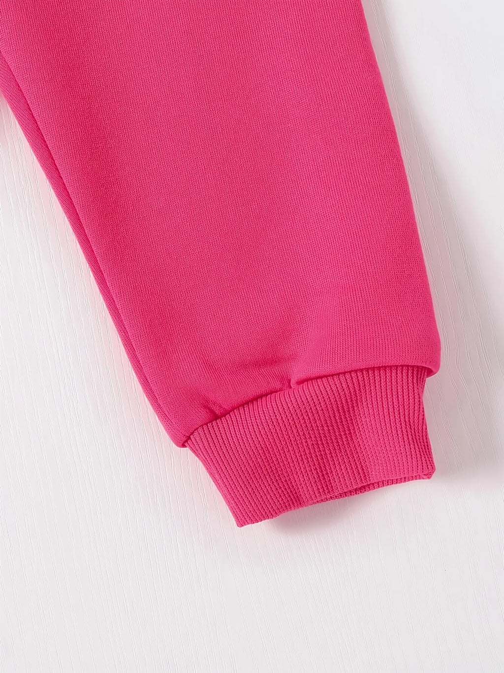 Adorable Baby Girl Print Fleece Sweatshirt And Fashionable Sporty Trousers Set for Autumn Winter Outdoor Activities Newborn Gift