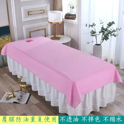 1pcs Waterproof Oilproof Bed Sheets for Beauty Salon, SPA Massage, Skin-friendly Filmed Bed, Table Cover Sheet for Barbershop
