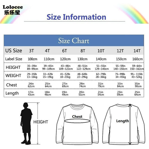 3-14years Boys Funny Astronaut Rope print T-shirt Kids Tops Teens o-neck Long Sleeve Spring Autumn Cool Fashion Clothes