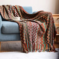 Boho Bed Plaid Blanket Geometry Aztec Baja Blankets Ethnic Sofa Cover Slipcover Decor Throw Wall Hanging Tapestry Rug Cobertor