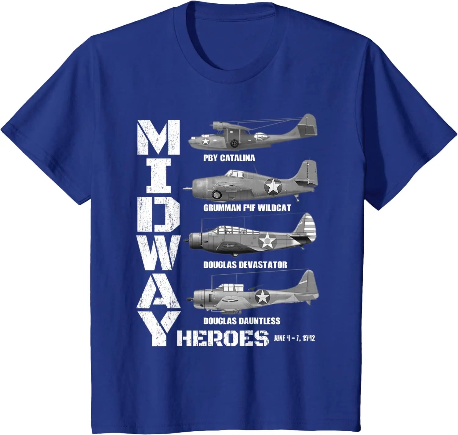 The Battle of Midway Plane Spotting American WW2 Planes Men T-Shirt Short Sleeve Casual 100% Cotton O-Neck Summer Shirts