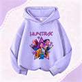 Cartoon Hooded Tops For Girls Child New Fashion Casual Clothing Lovely Simple Hoodies Long Sleeve Popular Spring Autumn Wear