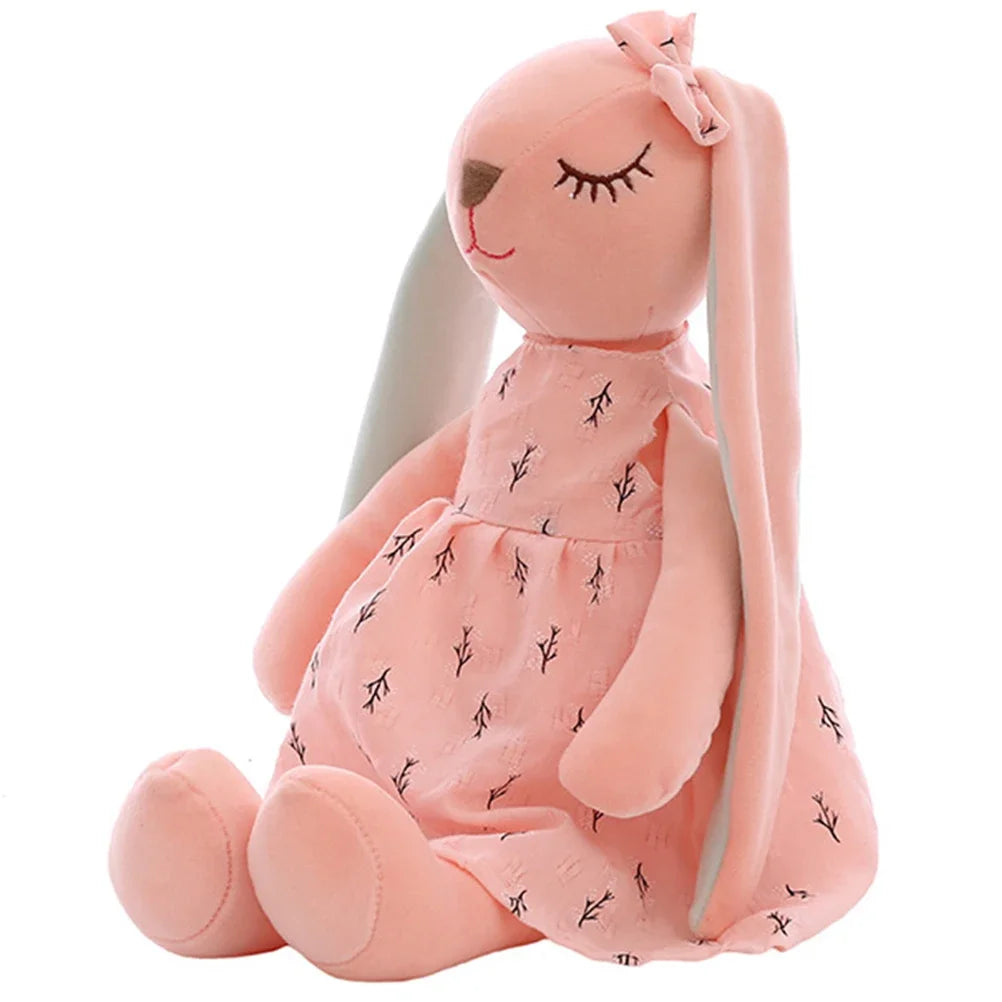 45CM Cartoon Long Ears Rabbit Doll Soft Plush Toys for Children Rabbit Sleeping Mate Stuffed Plush Animal Toys Kids Easter Gifts