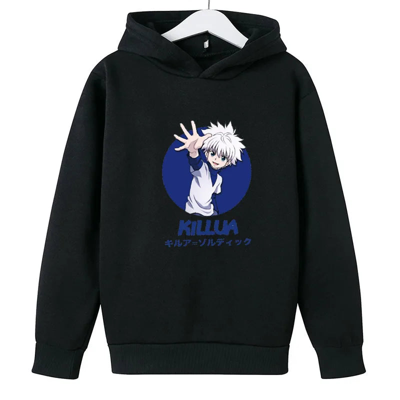 Hoodies For Girls 14 Years Old Pullover Sweatshirts For Boy  Child clothes Oversized Hoodie Anime Cotton Clothes GhostBlade