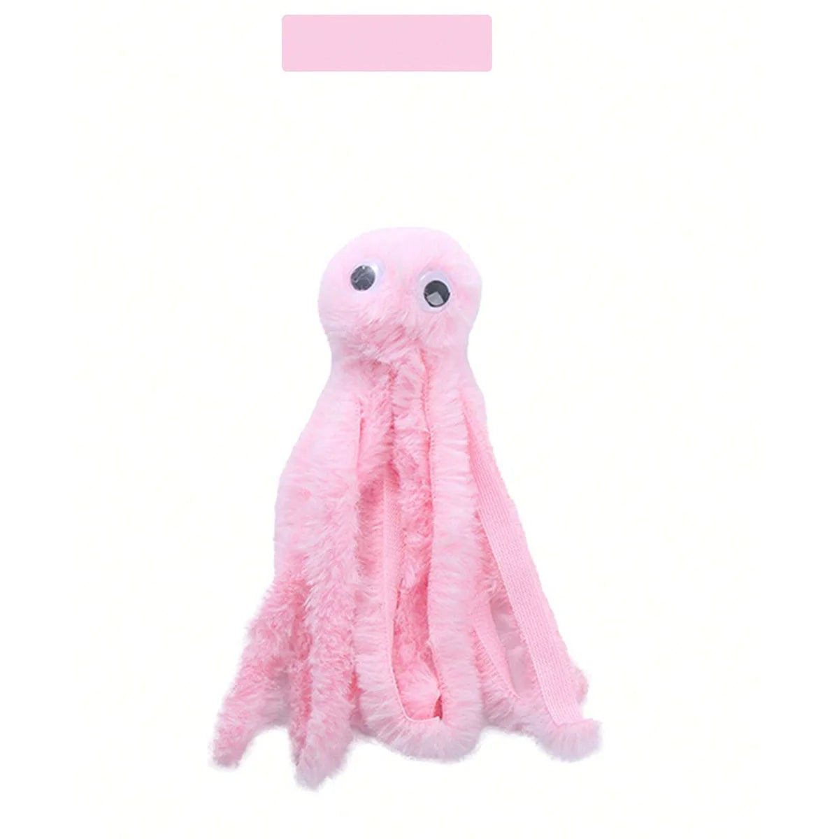 Cute Interactive Octopus Shaped Cat Plush Toy for Relieve Boredom Bite Resistant Cat Toy for Teeth Cleaning Pet Supplies for Cat