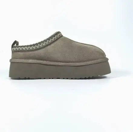 2026 New Classic Ultra Mini Platform Boots Leather Suede Wool Comfort Winter Womens Fur Slippers Size 35-43