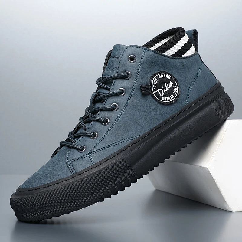 Bubuk Fashionable Casual Sneakers, Versatile Men's Shoes, Men's Casual Sneakers, Everyday Casual Work Shoes, Outdoor Walking Shoes, Lace-Up Casual Men's Shoes