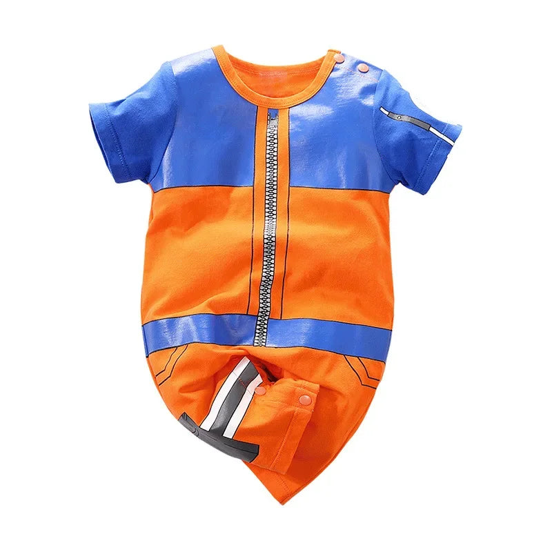 Baby Boy Clothes Toddler Anime Romper Newborn Costume Summer Breathable Climbing Clothes Infant Cosplay Jumpsuit