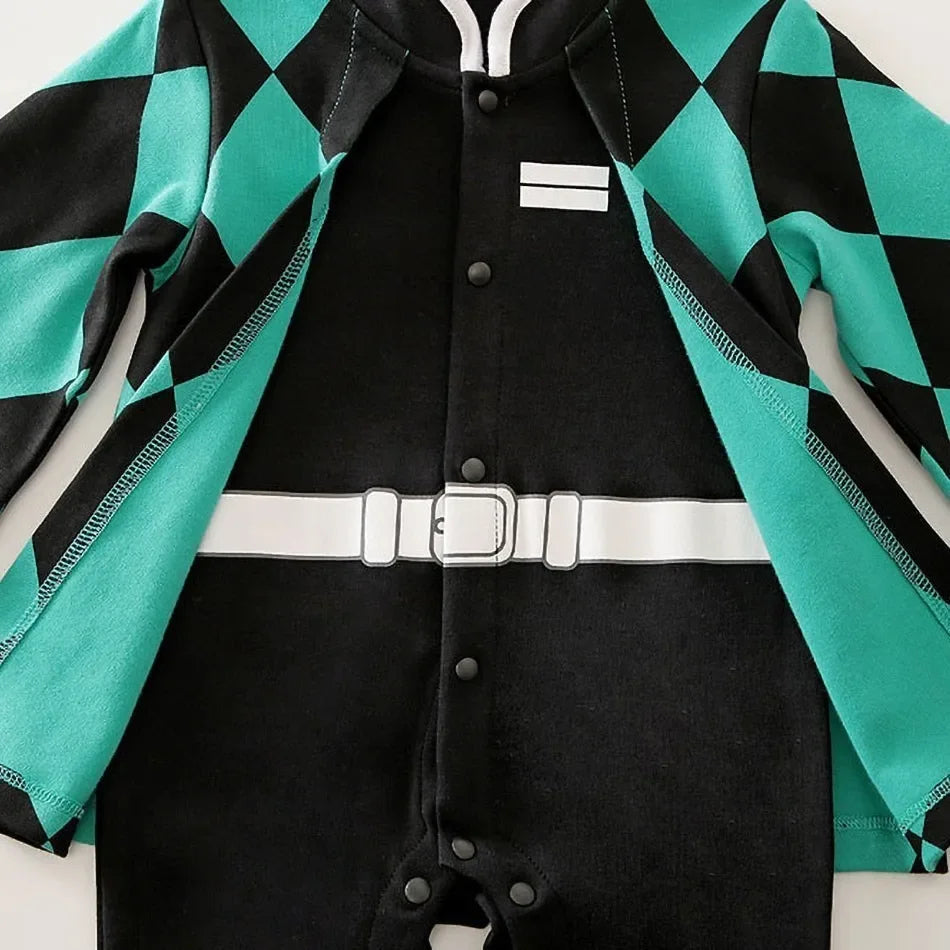 Baby Boy Clothes Toddler Anime Romper Newborn Costume Summer Breathable Climbing Clothes Infant Cosplay Jumpsuit