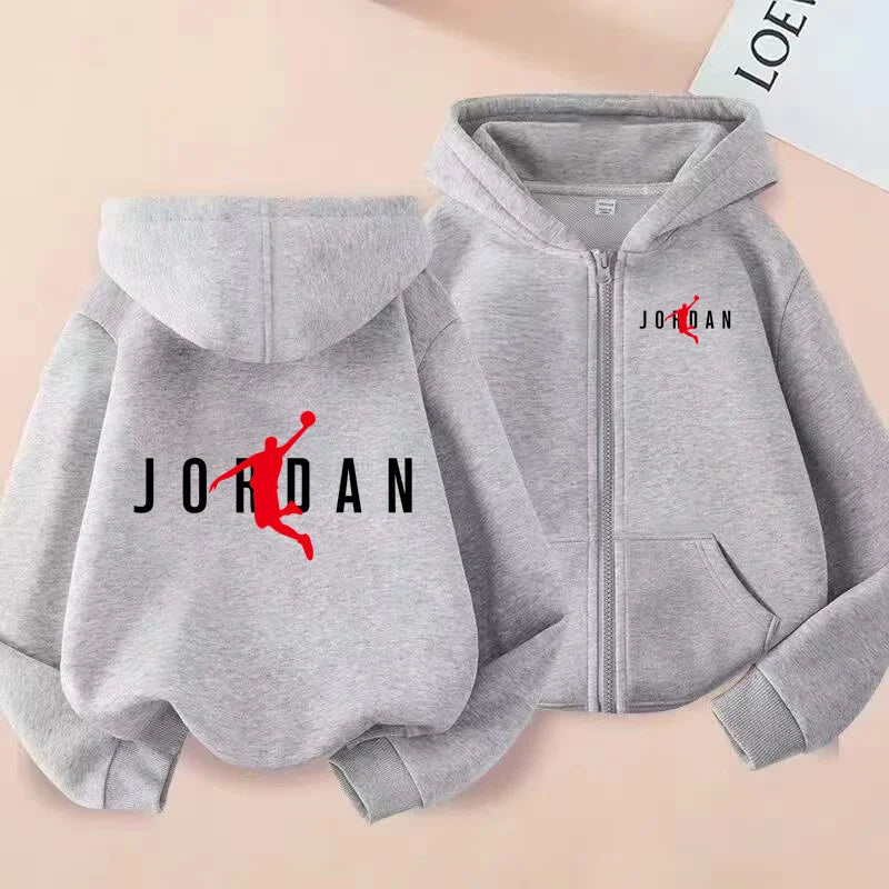 Children's Hoodies ZipperStyle Sweatshirt Fashion Idol star Charming Coat Boys Girls 3-12Yrs Cardigan Sports Casual Clothes Gift