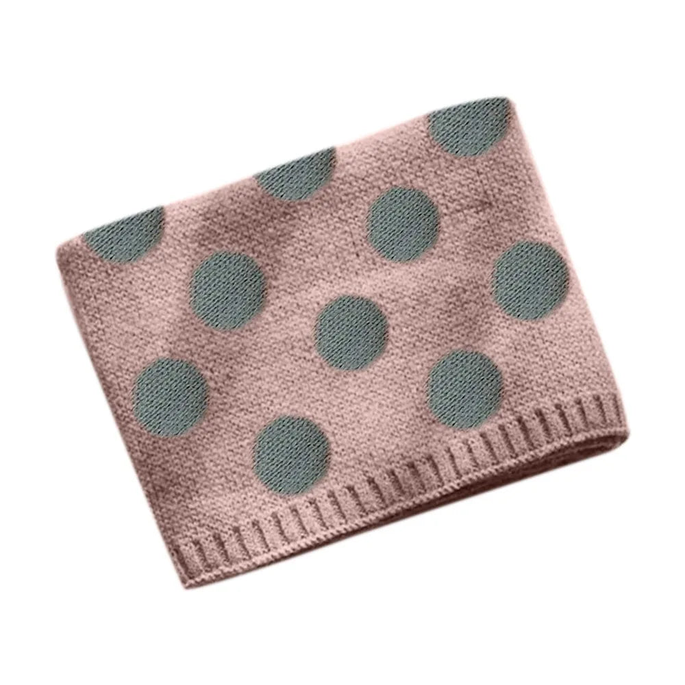 Bib Baby Thermal Neck Warmer Thickened Windproof Coldproof Boys Girls Knitted Scarf Neckerchief Warm Neck Cover Snood Cowl Tube