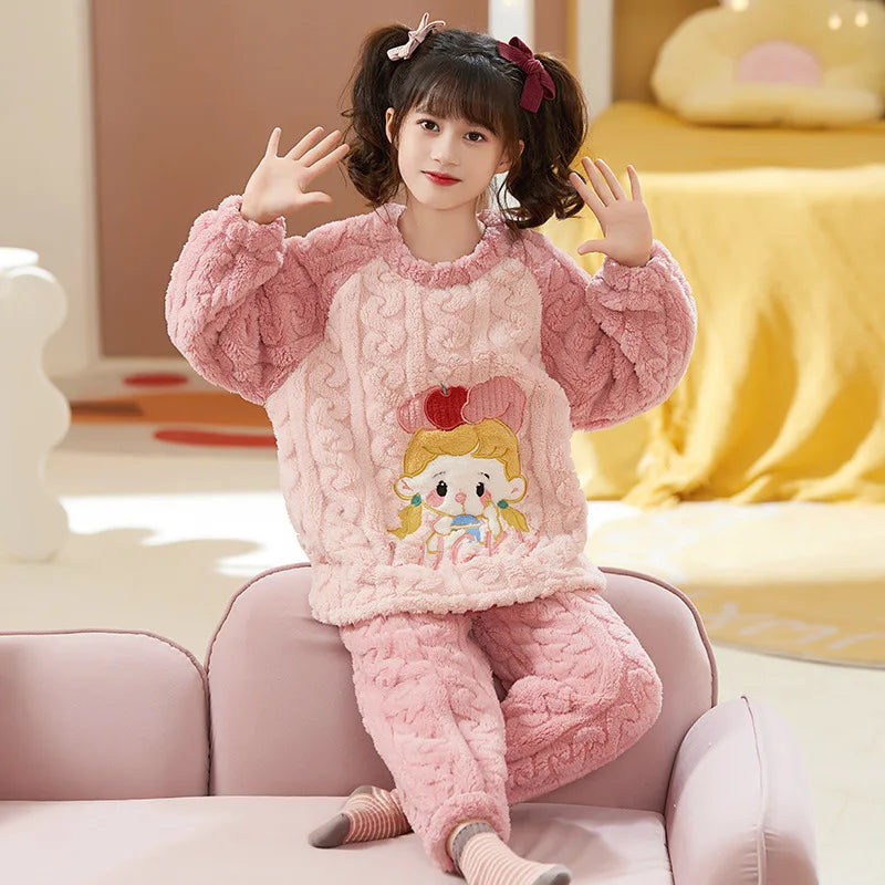 Kids Pajamas for Boys 3 4 5 6 7 8 9 10 11 12 14 16 Years Flannel Sleepwear Set Dinosaur Pyjamas Anmal Children Pijamas Clothing