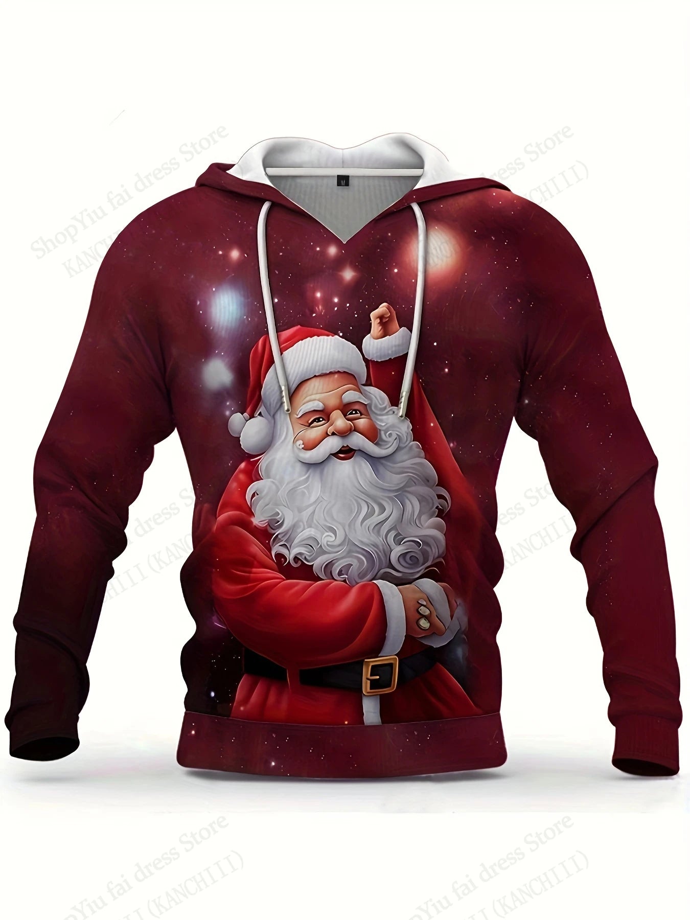 Mens Christmas Hoodie Santa Claus 3d Print Hoodie Men Women Fashion Hoodie Sweatshirt Snowman Tracksuit Men clothing Winter Fall