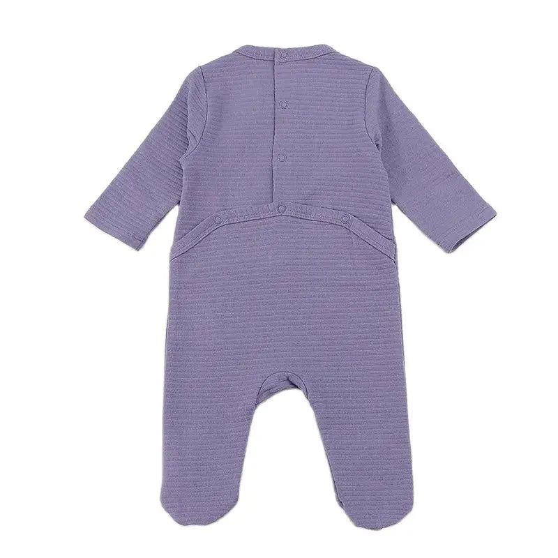 Baby romper elegant outfit winter ribbed pajamas baby overalls contrast pocket boy girls clothes footies baby autumn clothes