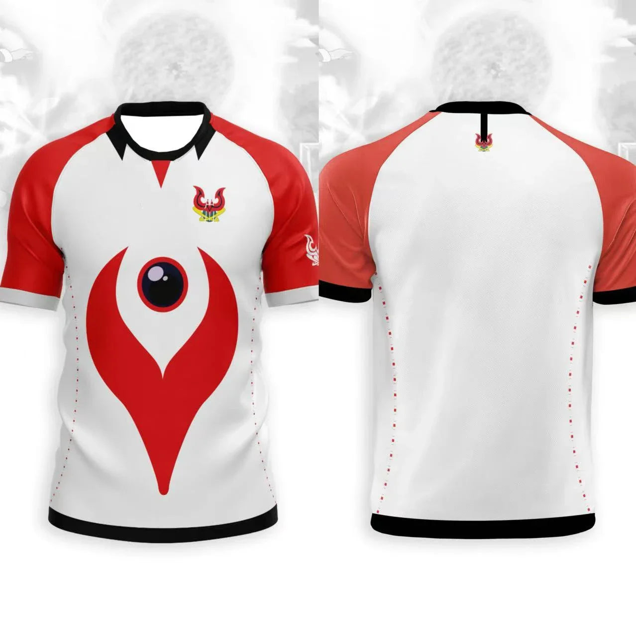 Inama Eleven Joint Men's Short-sleeved Football Shirt, Japanese Animation Motorcycle Shirt, Children's Comfortable Sports Shirt