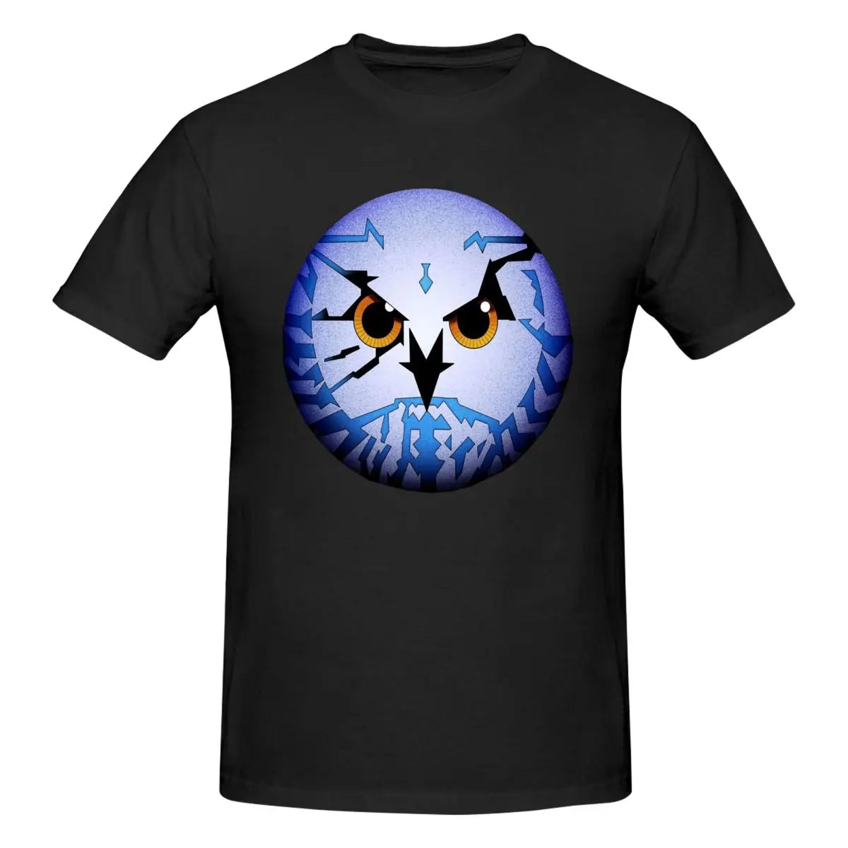 Amiga Psygnosis Owl T-Shirt for Men Cotton Oversized T Shirts Men's Tees Short O-Neck Summer Clothes Tops S-6XL
