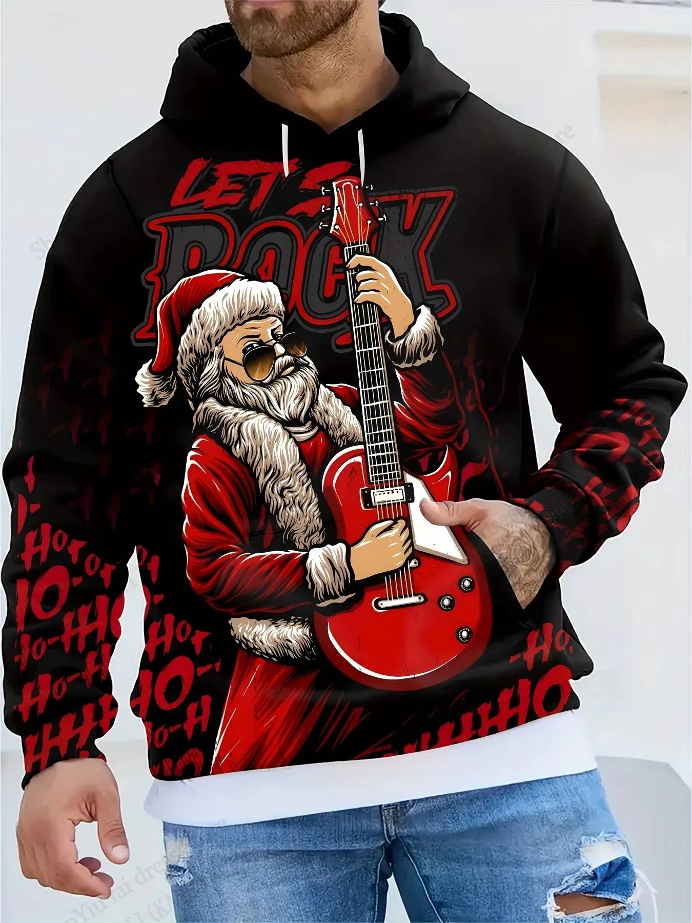 Mens Christmas Hoodie Santa Claus 3d Print Hoodie Men Women Fashion Hoodie Sweatshirt Snowman Tracksuit Men clothing Winter Fall
