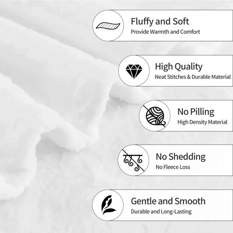 Yo Gabba Gabba Cartoon Blanket Flannel Funny Warm Throw Blanket for Bedspread Spring Autumn