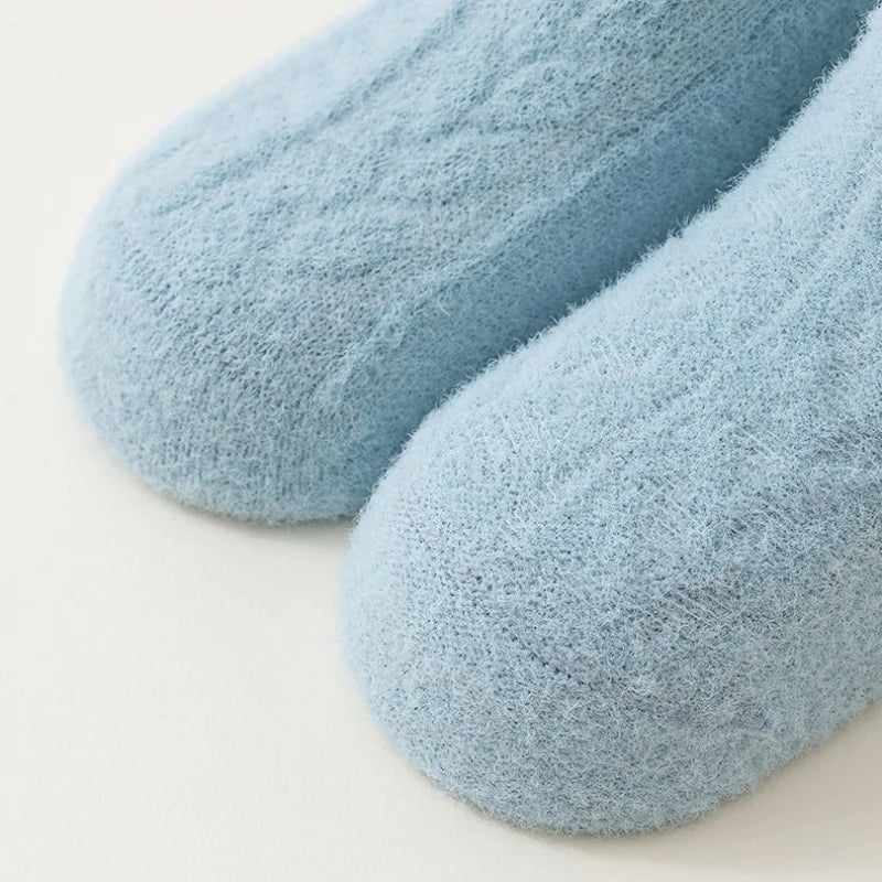 Winter Newborn Baby Socks For Girls Boys Thick Warm Cartoon Infant Toddler Boy Girl Sock Outdoors Warm Children's Floor Socks