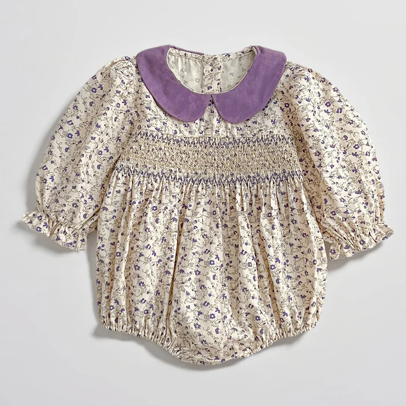 Spring Long Sleeve Baby Girl Rompers Romper Jumpsuits Baby Girl Clothes One-piece New Cotton Newborn Baby Girl Fashion Clothes