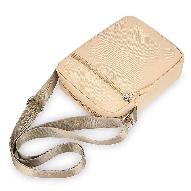 New compartment phone minimalist bag, multiple crossbody bags, Oxford fabric fashionable women's bag, mini shoulder bag