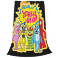 Yo Gabba Gabba Cartoon Blanket Flannel Funny Warm Throw Blanket for Bedspread Spring Autumn