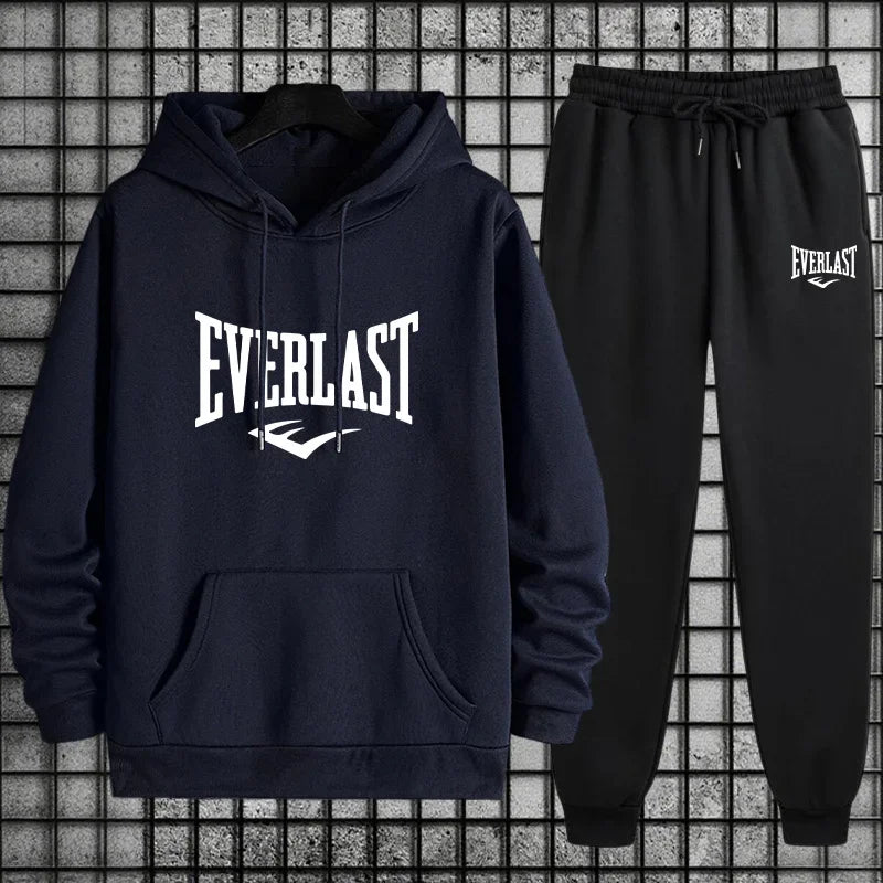 2025 Hot Sale Men's Tracksuit Hoodie and Sweatpants Urban Casual Fashion Sportswear Autumn Male Training Sweatshirt Sports