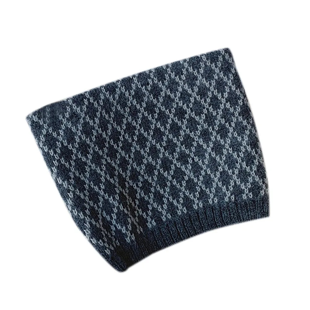 Bib Baby Thermal Neck Warmer Thickened Windproof Coldproof Boys Girls Knitted Scarf Neckerchief Warm Neck Cover Snood Cowl Tube