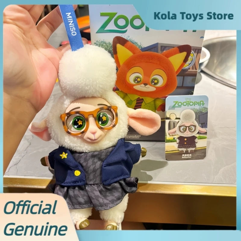 New Genuine Zootopia Vinyl Series Blind Box Cute Cartoon Character Vinyl Plush Bag Pendant Toy Doll Mystery Box Trendy Toys Gift