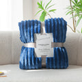 Flannel Blanket Stripe Bedspread Sofa Towel Car/Office/Travel Nap Blankets Home Soft Plaid Warm Bed Blanket cobijas de camas