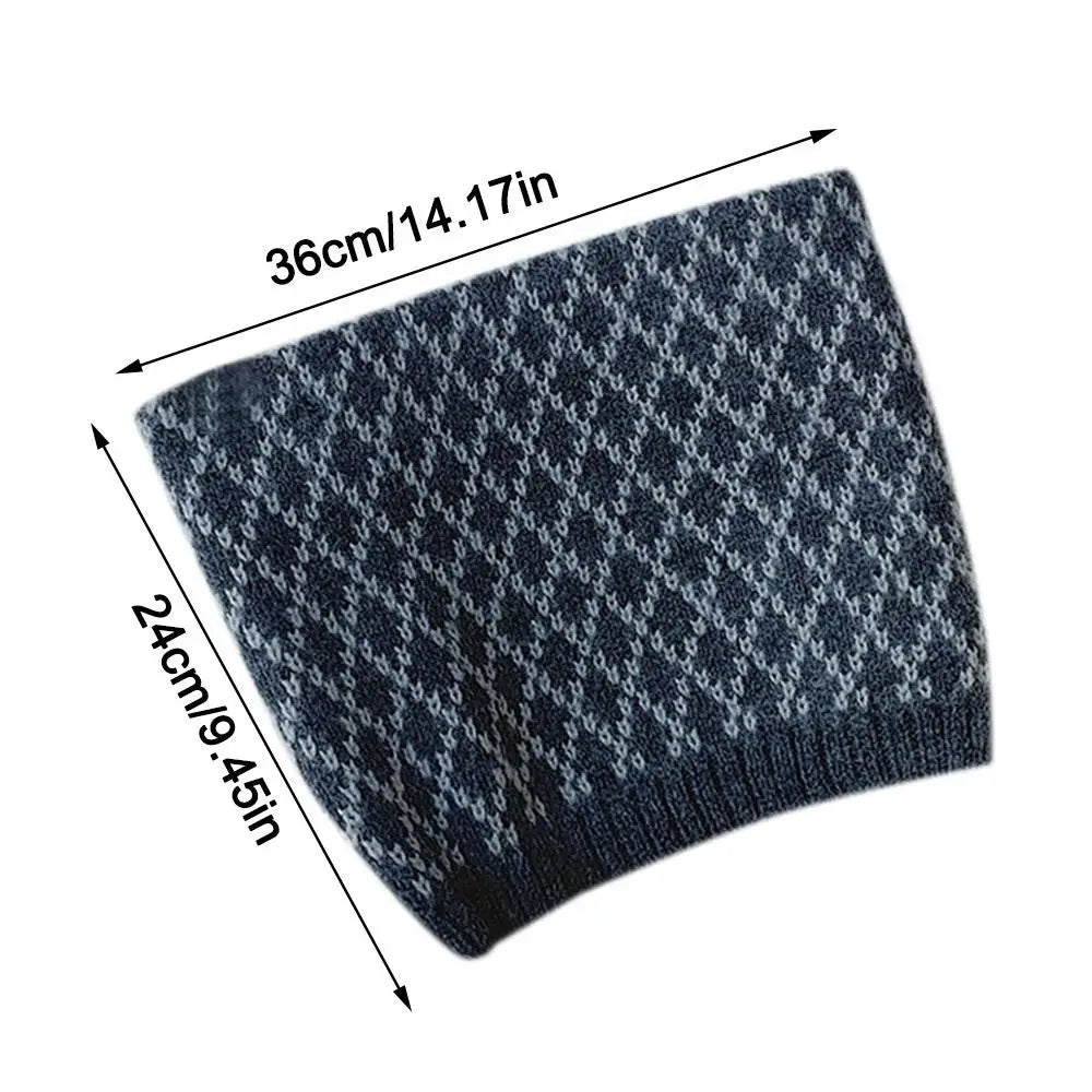 Bib Baby Thermal Neck Warmer Thickened Windproof Coldproof Boys Girls Knitted Scarf Neckerchief Warm Neck Cover Snood Cowl Tube