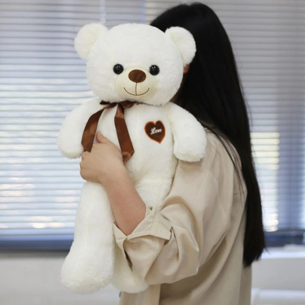 60CM Large Teddy Bear Kawaii Plush Toy Sleep Pillow Cartoon Peripheral Comfort Doll To Give Children Birthday Christmas Gifts