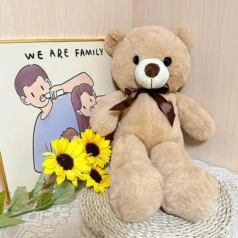 60CM Large Teddy Bear Kawaii Plush Toy Sleep Pillow Cartoon Peripheral Comfort Doll To Give Children Birthday Christmas Gifts