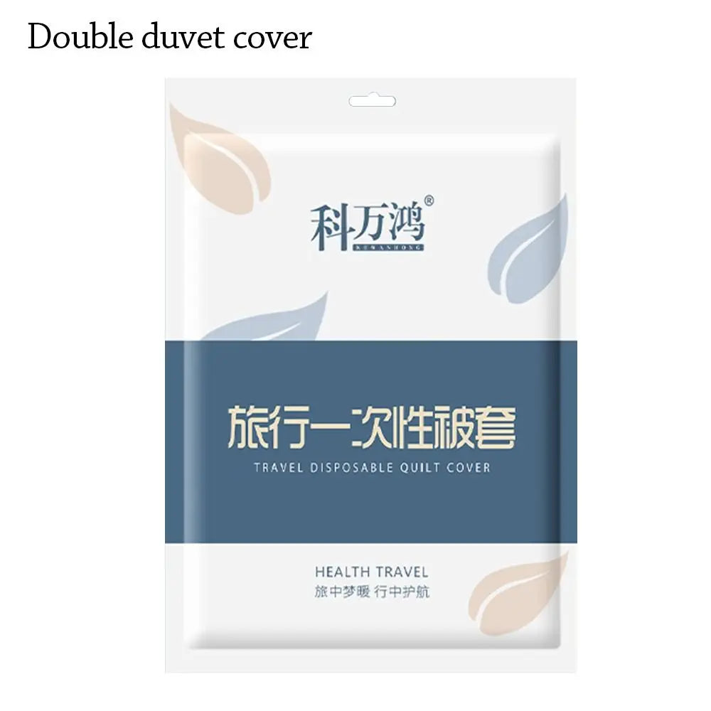 Travel Disposal Bed Sheet Duvet Cover Pillowcase 3-Piece / 4-Piece Suit Dirty Proof Sleeping Bag Quilt Cover