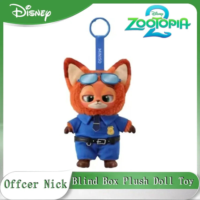 New Genuine Zootopia Vinyl Series Blind Box Cute Cartoon Character Vinyl Plush Bag Pendant Toy Doll Mystery Box Trendy Toys Gift