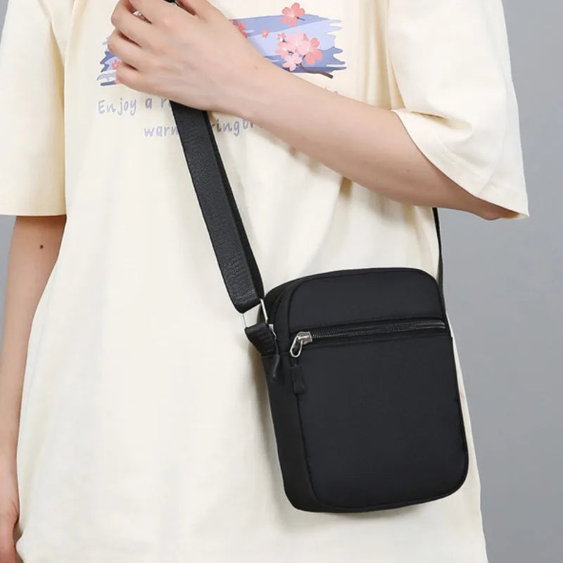 New compartment phone minimalist bag, multiple crossbody bags, Oxford fabric fashionable women's bag, mini shoulder bag
