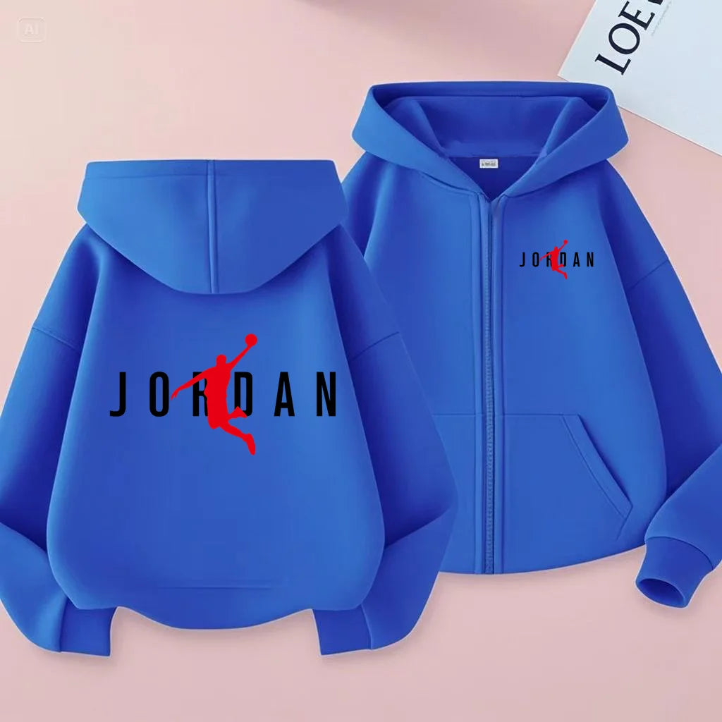 Children's Hoodies ZipperStyle Sweatshirt Fashion Idol star Charming Coat Boys Girls 3-12Yrs Cardigan Sports Casual Clothes Gift