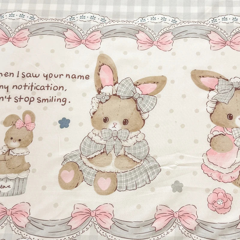 Skin-friendly Fitted Sheet and Pillowcase Cartoon Style Bed Cover Home Bed Linen Single/Twin/Queen/King Size Bedsheet sabanas