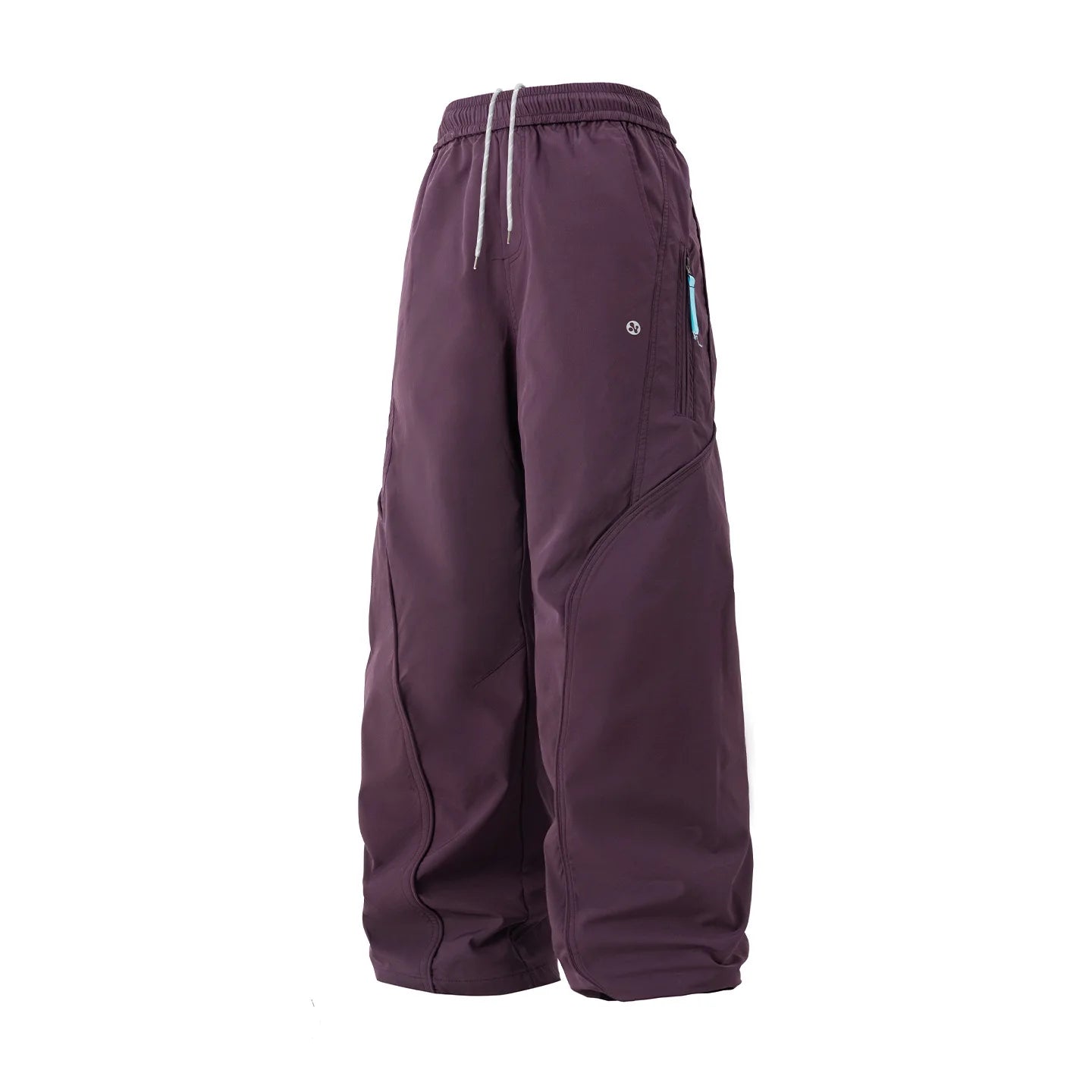 TFETTERS Men's Casual Pants Spring and Autumn Outdoor Straight Sports Pants Drawstring Elastic Waist Pocket Zipper Cycling Pants