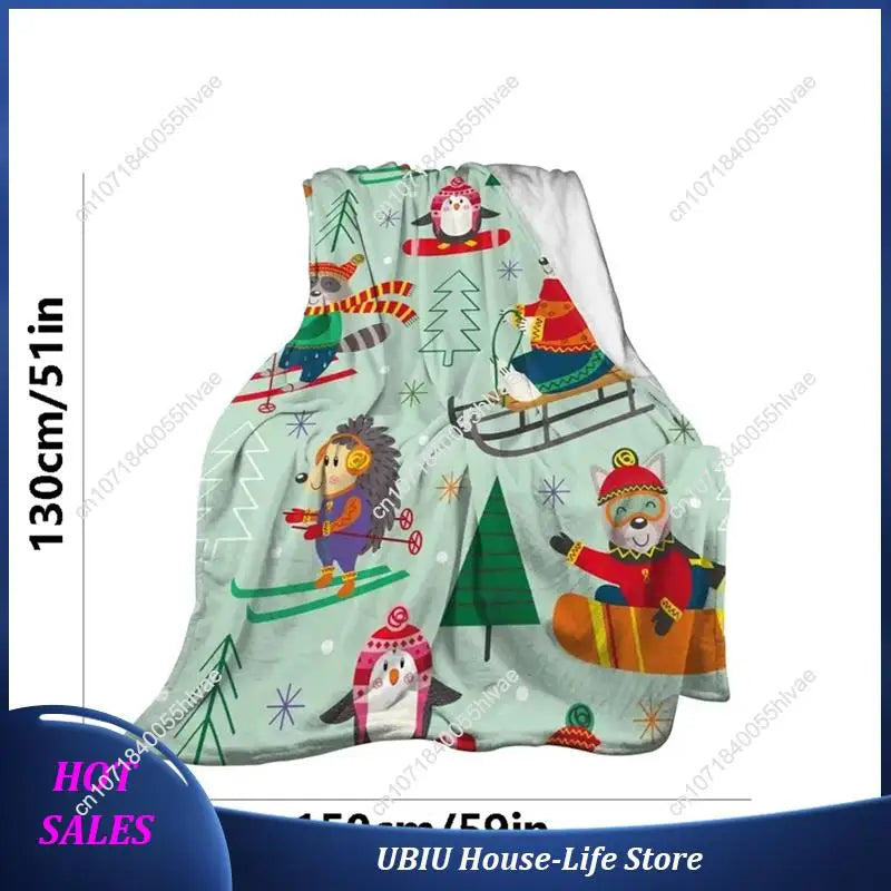 Cute Blanket Adults Gifts Blankets For Kids Bedding Decor Bed Bedroom Bedding Supplies-Best Selling