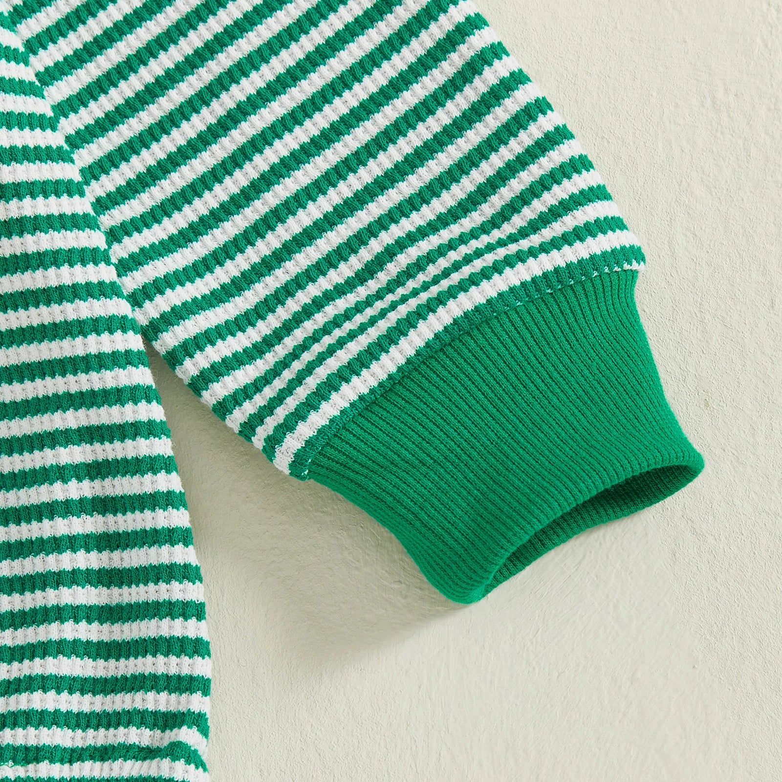 0-18M Infant Baby Striped Romper Santa Claus /Christmas Tree Embroidery Round Neck Long Sleeve Jumpsuit for Newborn Boy Girl