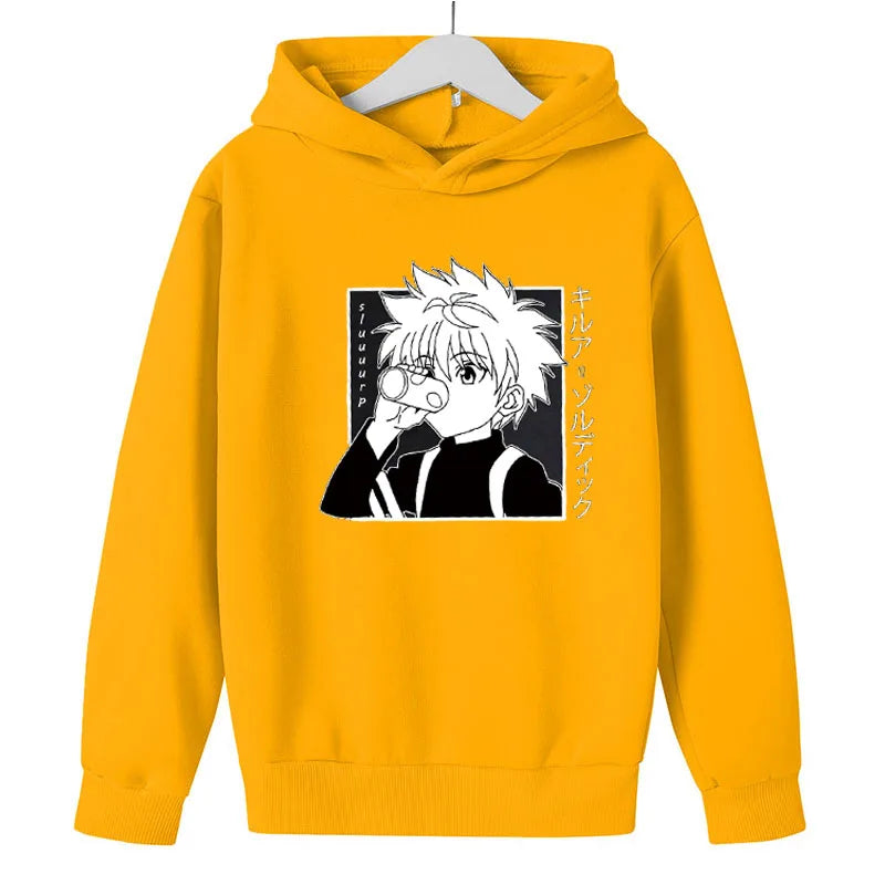 Hoodies For Girls 14 Years Old Pullover Sweatshirts For Boy  Child clothes Oversized Hoodie Anime Cotton Clothes GhostBlade