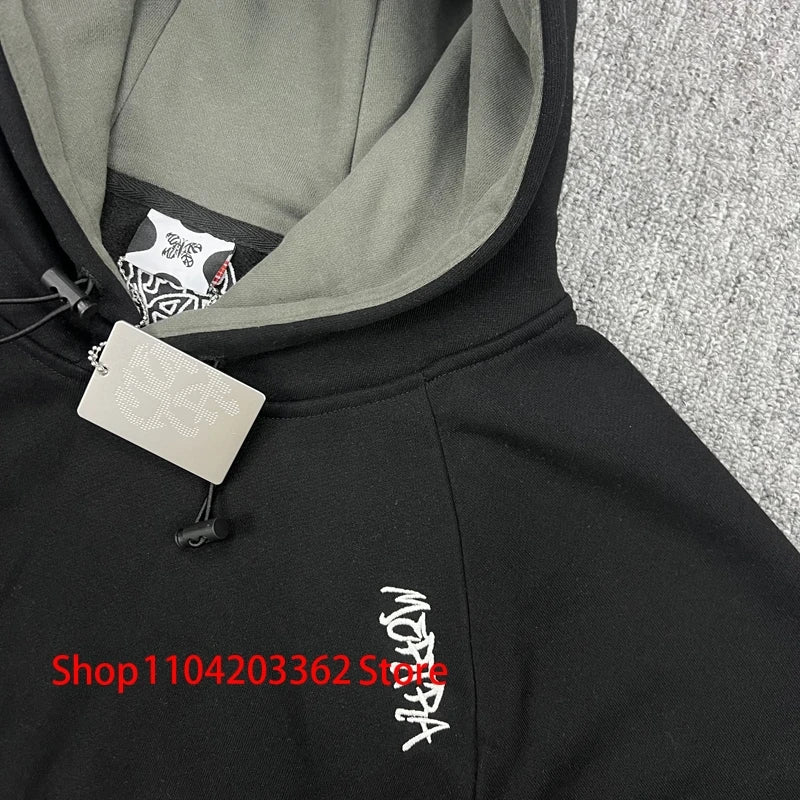 Fashion Brand Mertra Hoodie Sweatpants Men Women High Street Hip-hop Embroidered Logo Autumn Winter Fleece Pullover Set