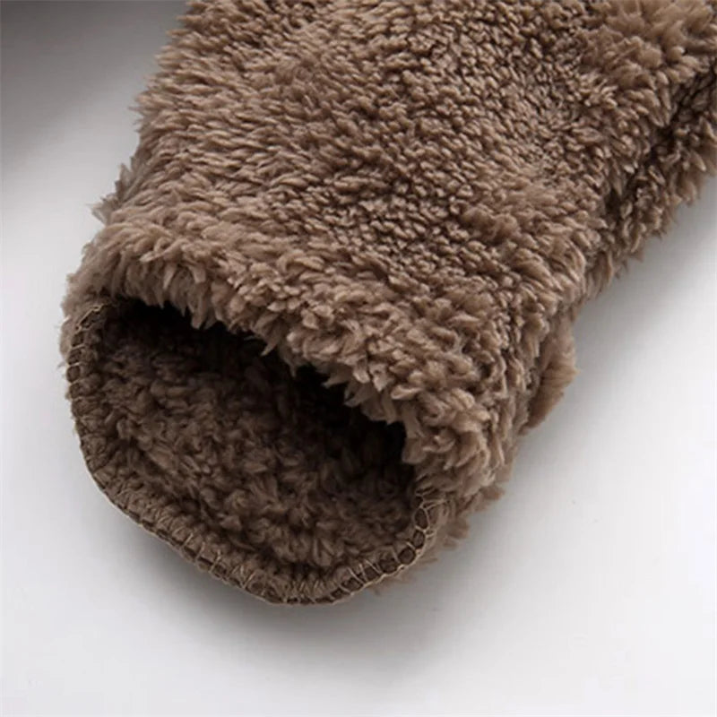 Pudcoco Infant Baby Jumpsuit Long Sleeve Hooded Zipper Closure Winter Romper Clothes for Boys Girls 0-12M