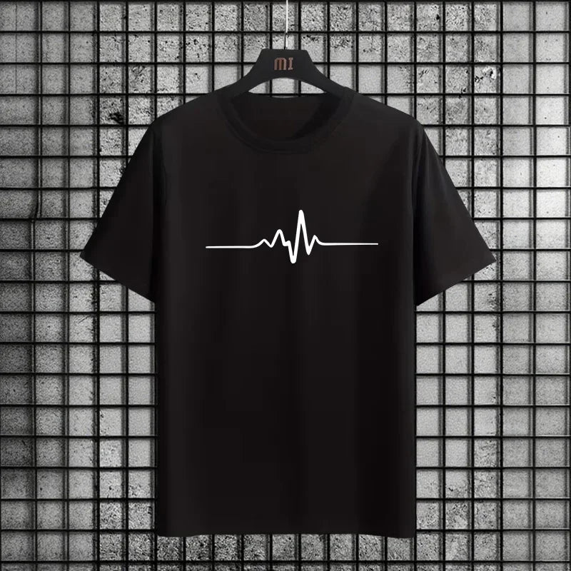 2025 Hot Sale Men's Cotton T-shirt Summer Spring Home Outdoor Casual Comfort Cool Tees Male Urban Fashion Short Sleeve Tops