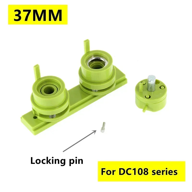 Pink/Green Button Badge Machine Mold Die DIY Round/Heart Pin Badge Making Punch Press Maker 57*53mm Badge Parts For DC108 Series