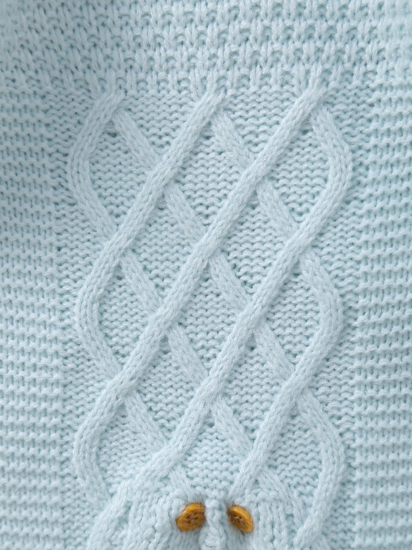 Ins Baby Autumn and Winter Flower Embroidered Long-Sleeved Knitted Jumpsuit with Feet