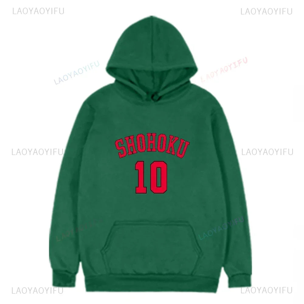 Slam Dunk Shohoku Basketball Sportswear / Warm Up Hoodie Man and Woman Hoodies Fan Gift New in Hoodies & Sweatshirts Y2k Clothes