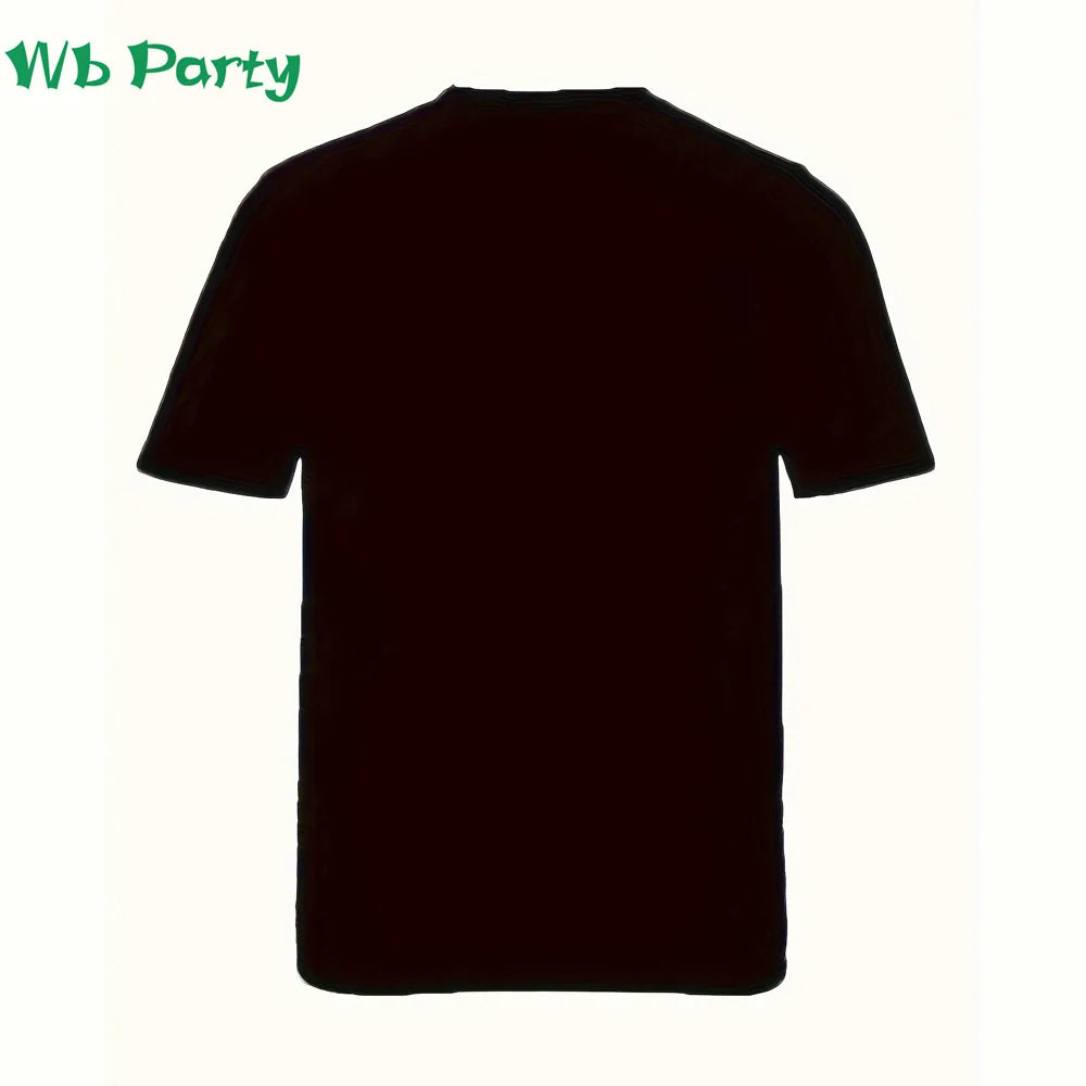 Funny Christmas T shirt Men Santa Claus Men's Clothing O-Neck Short Sleeve Tee Simple Men's T-shirt Fashion T-shirts for Men Top