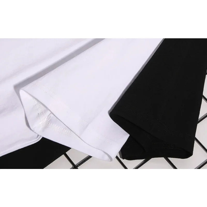 Ghost Rider Hand-painted Comic Print T-shirt Marvel Summer New Men's and Women's Plus Size Trend Loose Casual Short-sleeved Top